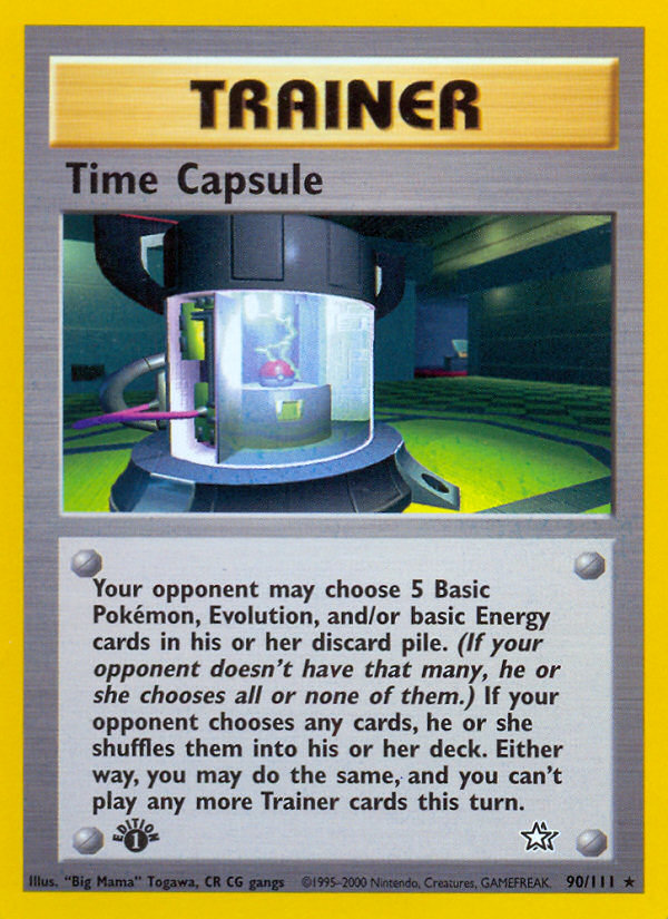 Time Capsule (90/111) [Neo Genesis 1st Edition] | All Aboard Games