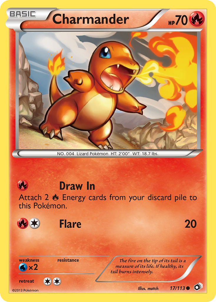 Charmander (17/113) [Black & White: Legendary Treasures] | All Aboard Games