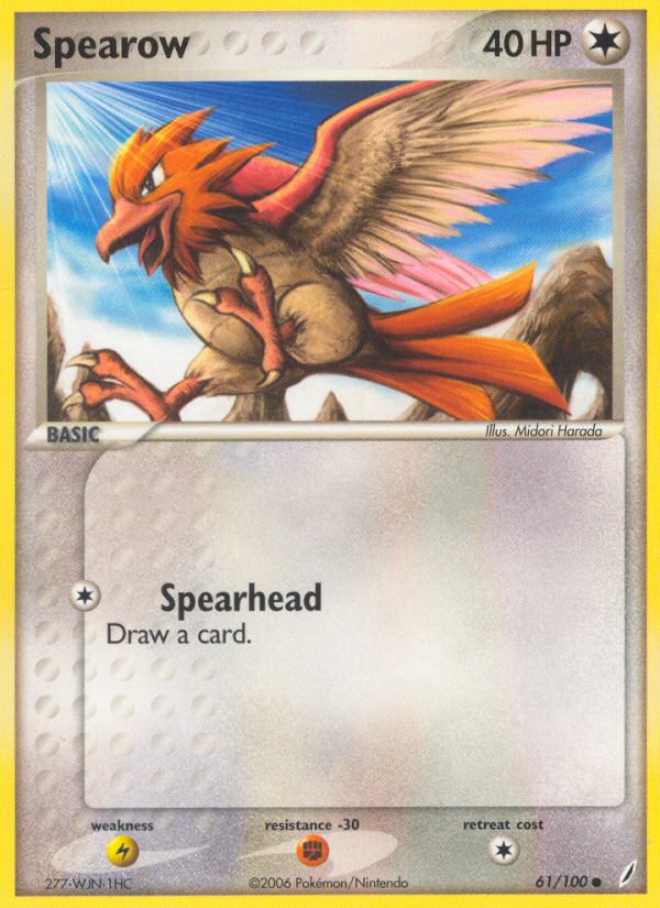 Spearow (61/100) [EX: Crystal Guardians] | All Aboard Games