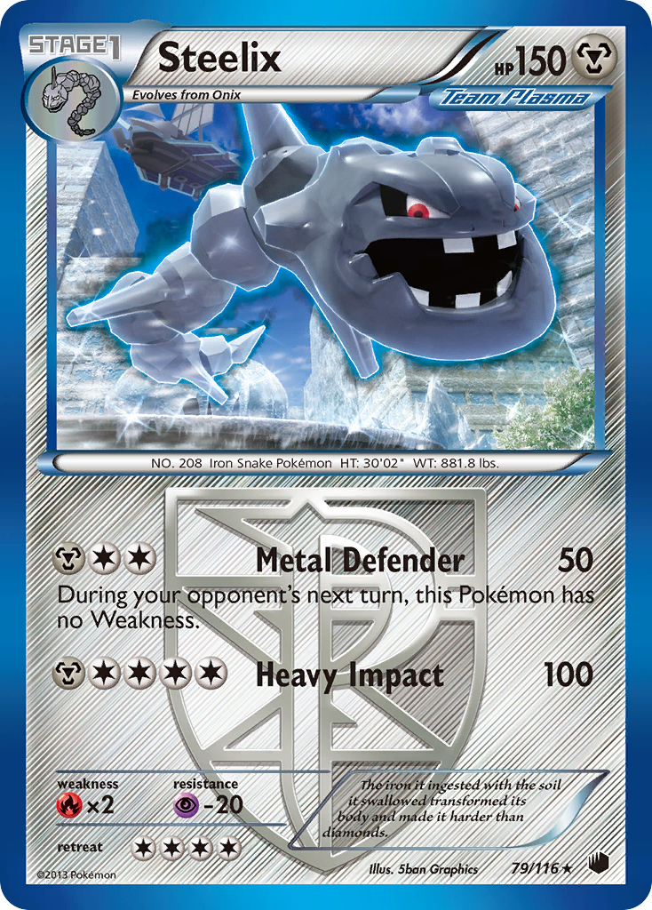 Steelix (79/116) [Black & White: Plasma Freeze] | All Aboard Games