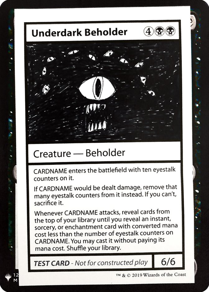 Underdark Beholder [Mystery Booster Playtest Cards] | All Aboard Games