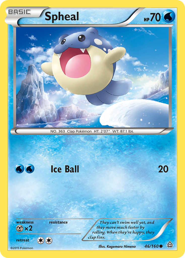 Spheal (46/160) [XY: Primal Clash] | All Aboard Games