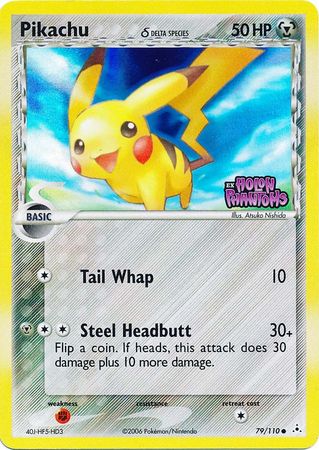 Pikachu (79/110) (Delta Species) (Stamped) [EX: Holon Phantoms] | All Aboard Games