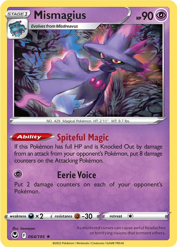 Mismagius (064/195) [Sword & Shield: Silver Tempest] | All Aboard Games