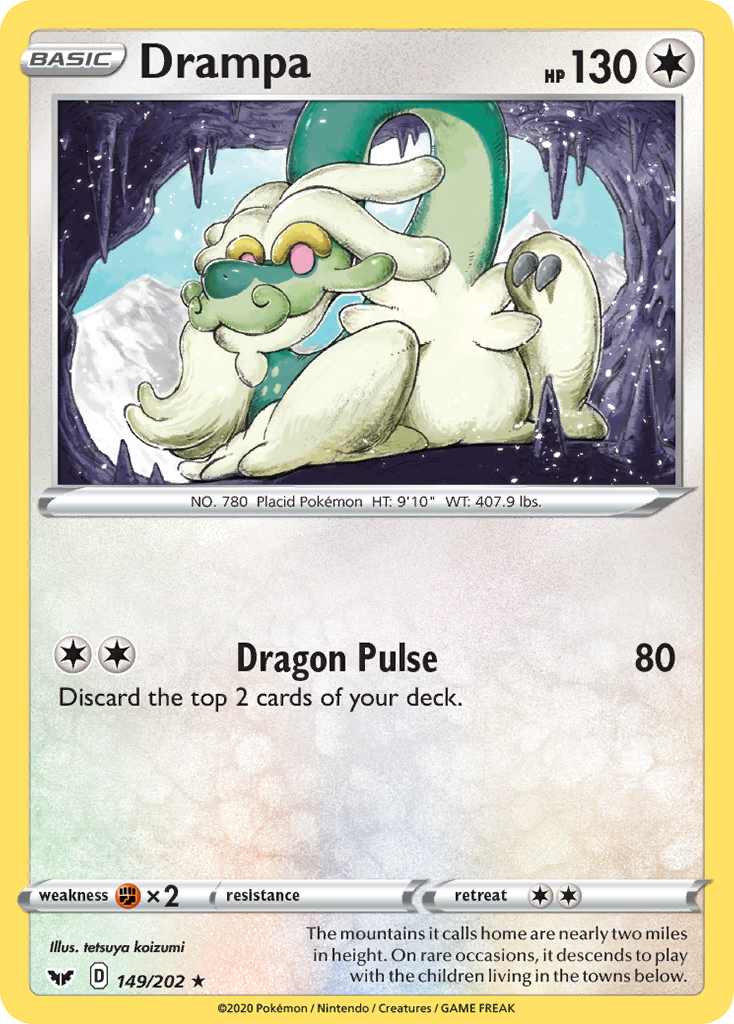 Drampa (149/202) [Sword & Shield: Base Set] | All Aboard Games