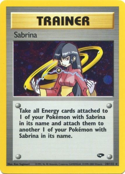 Sabrina (20/132) [Gym Challenge Unlimited] | All Aboard Games