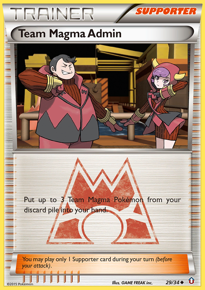 Team Magma Admin (29/34) [XY: Double Crisis] | All Aboard Games