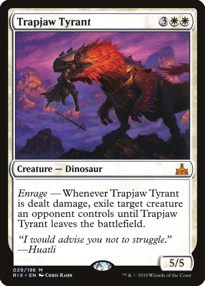 Trapjaw Tyrant [Rivals of Ixalan] | All Aboard Games