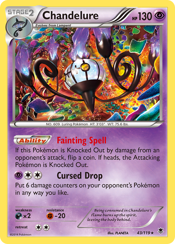 Chandelure (43/119) [XY: Phantom Forces] | All Aboard Games