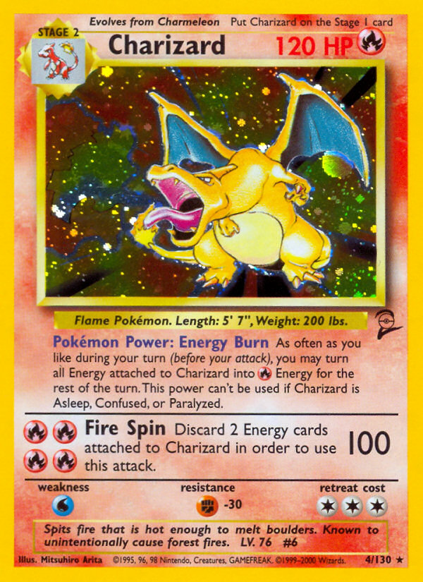 Charizard (4/130) [Base Set 2] | All Aboard Games