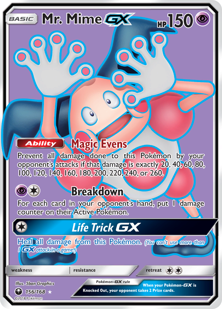 Mr. Mime GX (156/168) [Sun & Moon: Celestial Storm] | All Aboard Games