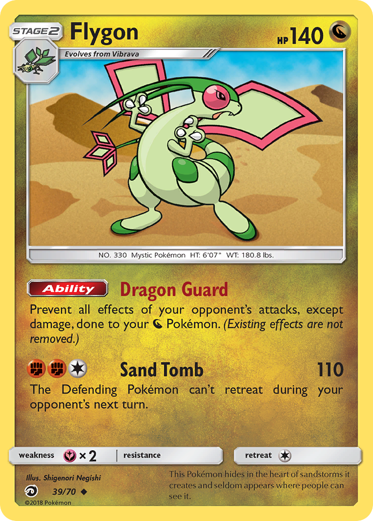 Flygon (39/70) [Sun & Moon: Dragon Majesty] | All Aboard Games