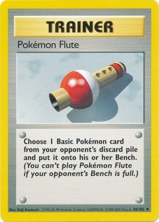 Pokemon Flute (86/102) [Base Set Unlimited] | All Aboard Games