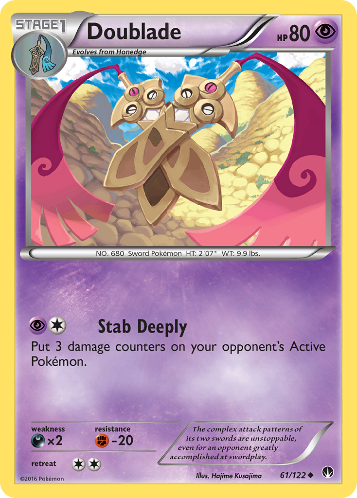Doublade (61/122) [XY: BREAKpoint] | All Aboard Games