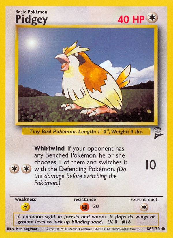 Pidgey (86/130) [Base Set 2] | All Aboard Games