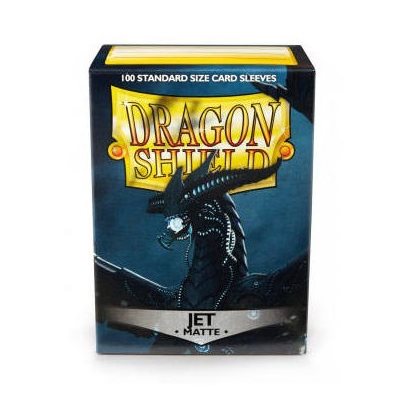 Sleeves - Dragon Shield Matte: Jet | All Aboard Games