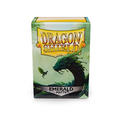 Sleeves - Dragon Shield Matte: Emerald | All Aboard Games