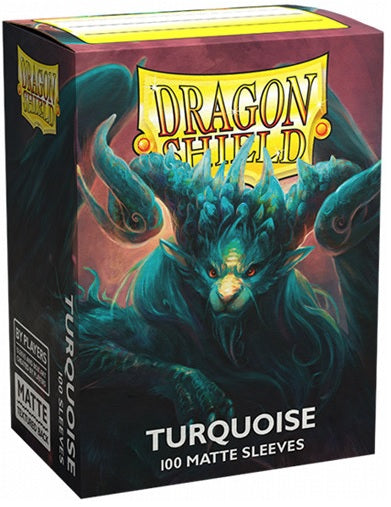 Sleeves - Dragon Shield Matte: Turquoise | All Aboard Games