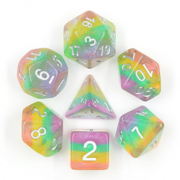 7pc Iridescent Fairy Dust w/ Silver - HDI16 | All Aboard Games