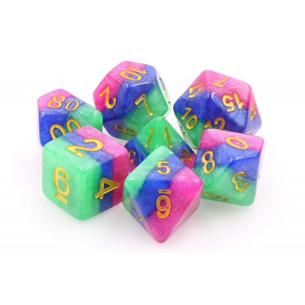 7pc 3-Layer Jester's Gambit w/ Gold - HDL19 | All Aboard Games