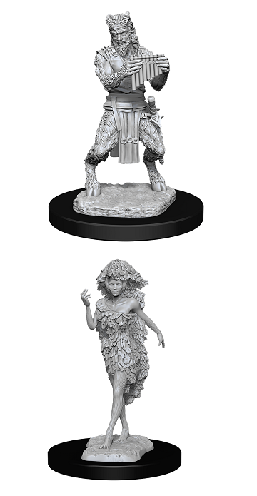 D&D - Nolzur's Marvelous Miniatures: Satyr & Dryad | All Aboard Games