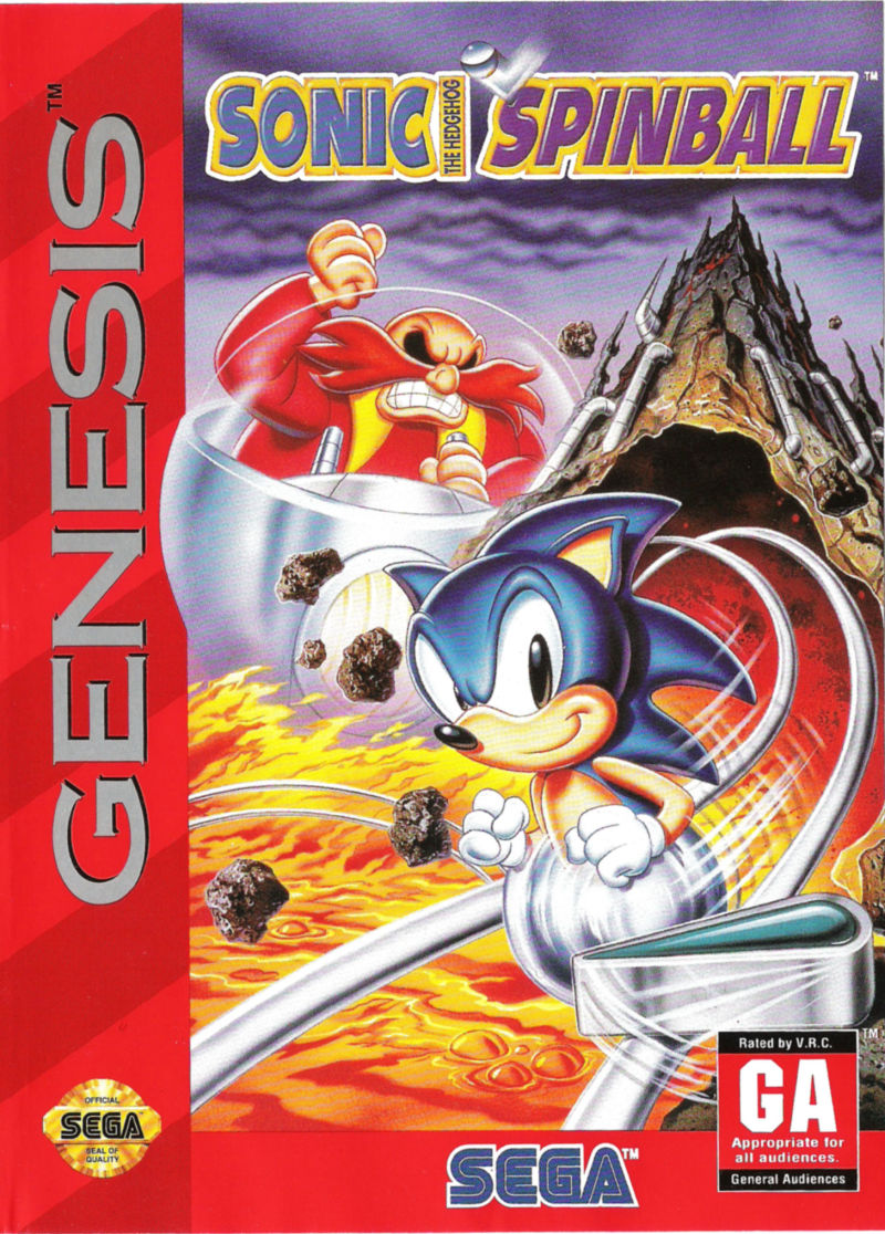 Sega Genesis - Sonic the Hedgehog - Spinball | All Aboard Games