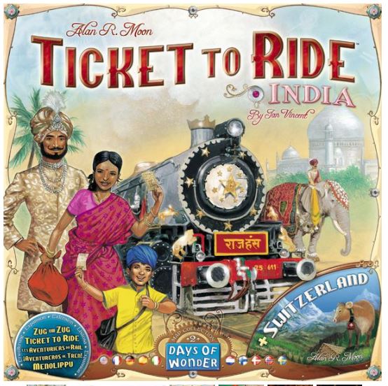 Ticket to Ride: India + Switzerland | All Aboard Games