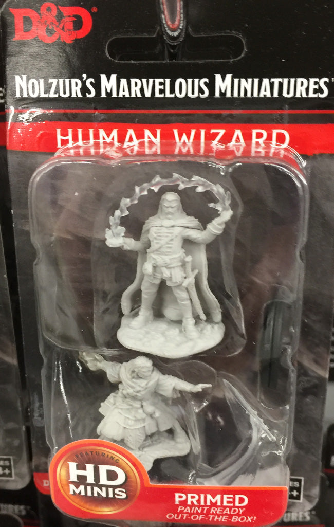 D&D - Nolzur's Marvelous Minatures: Human Wizard | All Aboard Games