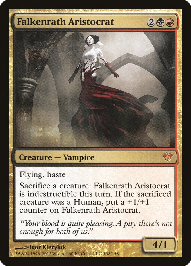 Falkenrath Aristocrat [Dark Ascension] | All Aboard Games