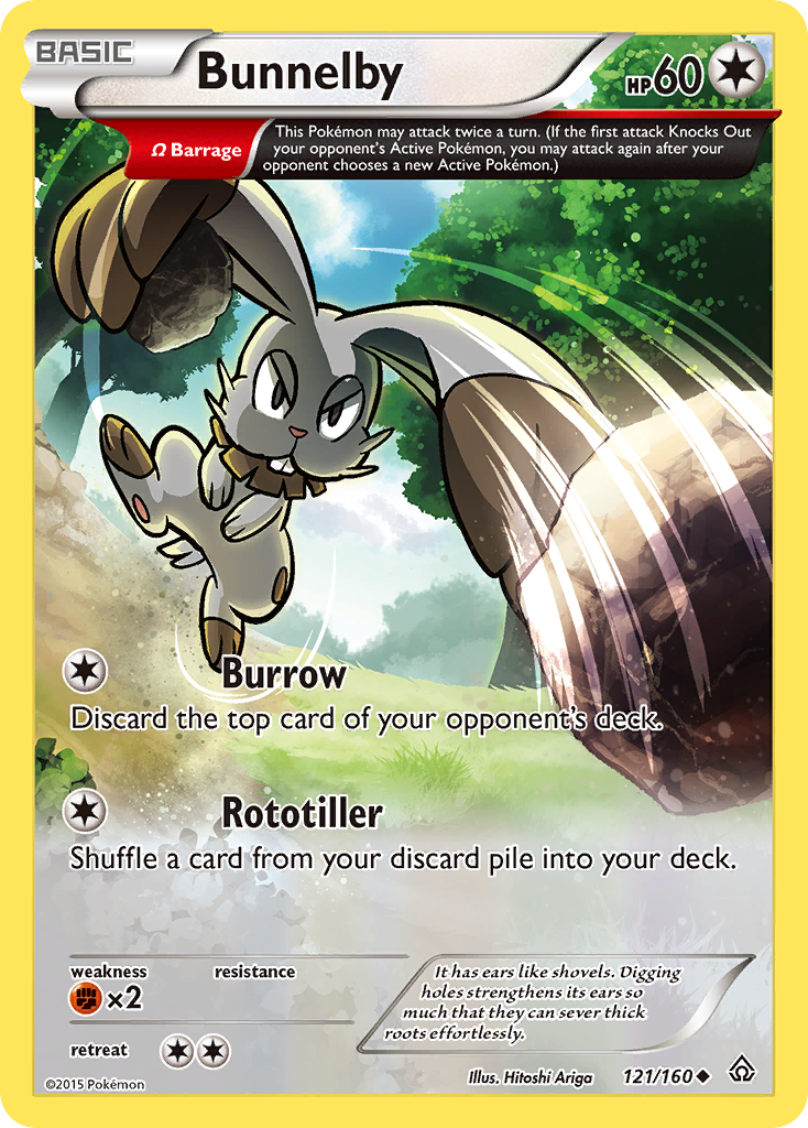 Bunnelby (121/160) [XY: Primal Clash] | All Aboard Games