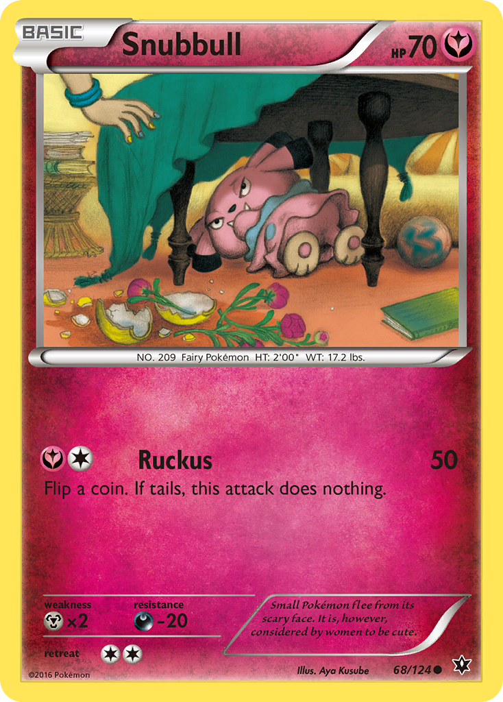 Snubbull (68/124) [XY: Fates Collide] | All Aboard Games