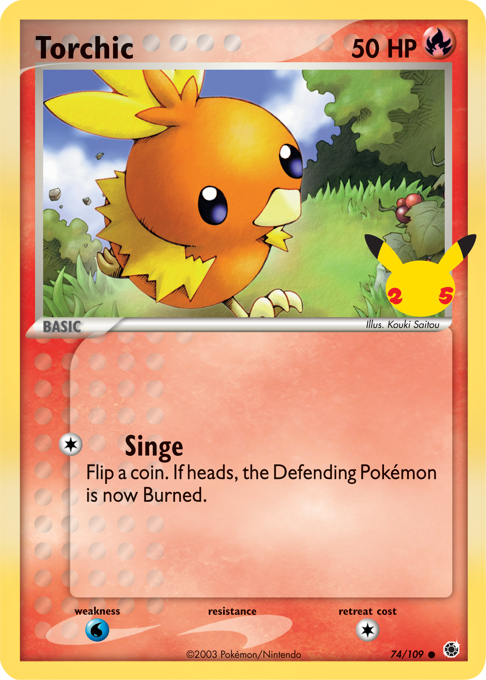 Torchic (74/109) [First Partner Pack] | All Aboard Games