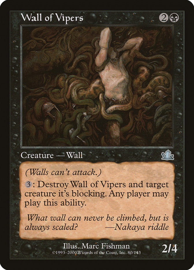 Wall of Vipers [Prophecy] | All Aboard Games