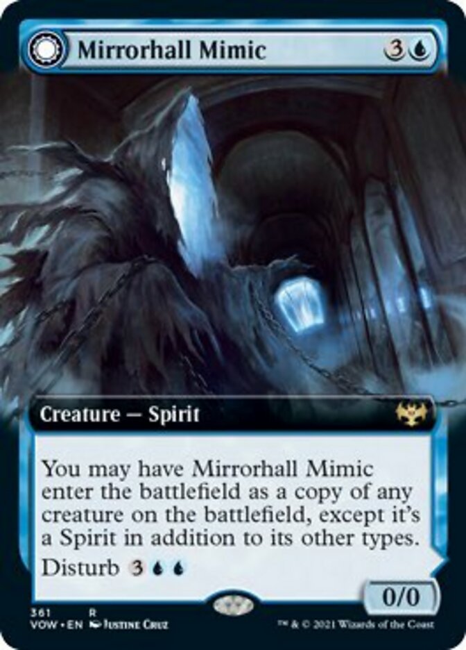 Mirrorhall Mimic // Ghastly Mimicry (Extended) [Innistrad: Crimson Vow] | All Aboard Games