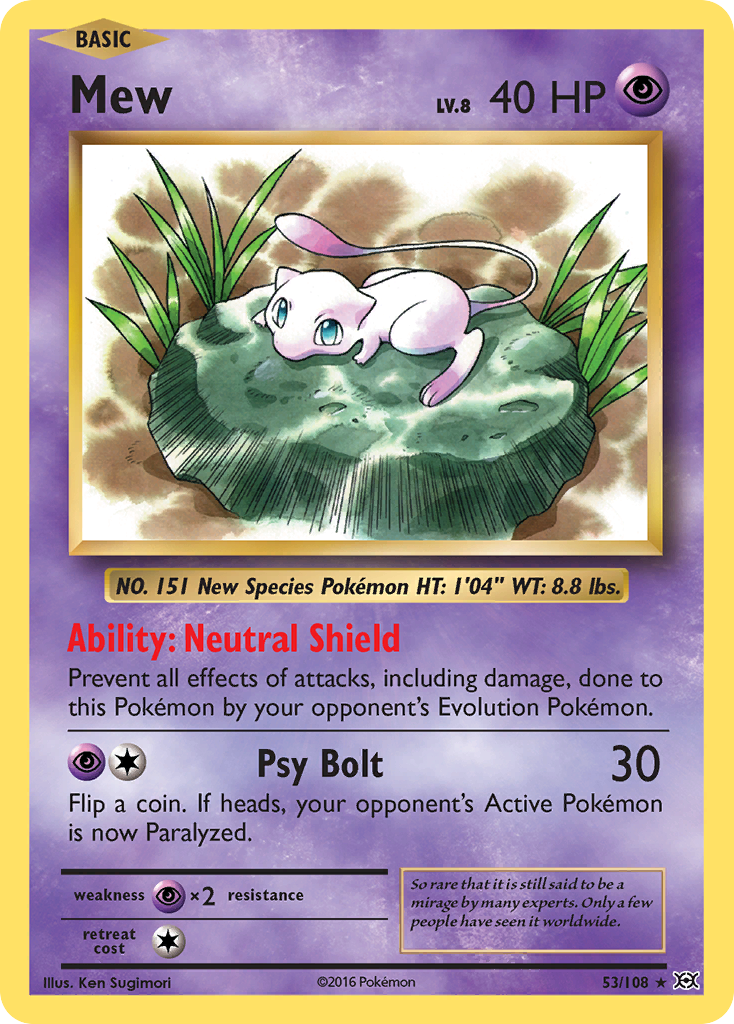 Mew (53/108) [XY: Evolutions] | All Aboard Games