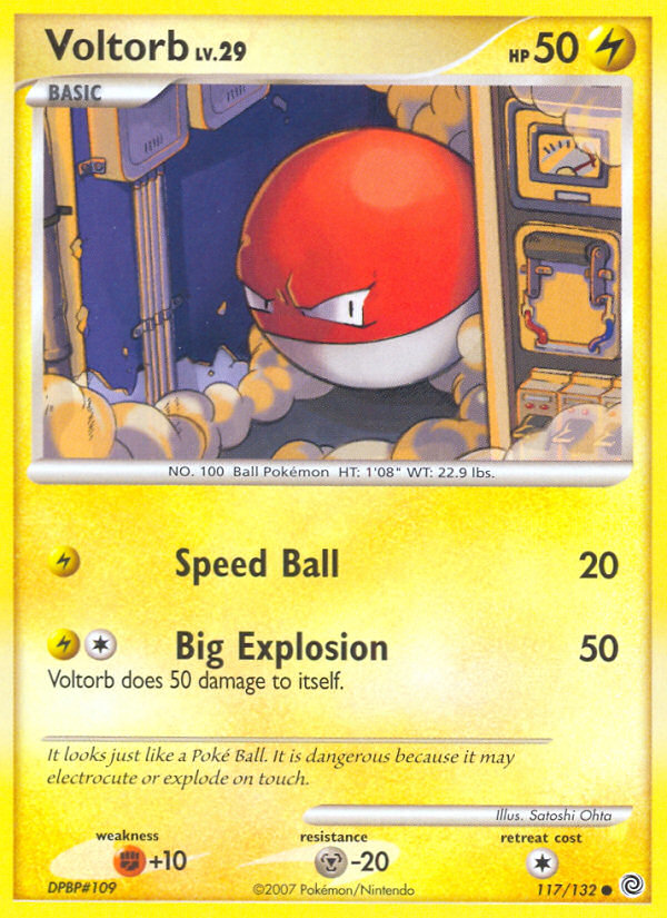 Voltorb (117/132) [Diamond & Pearl: Secret Wonders] | All Aboard Games