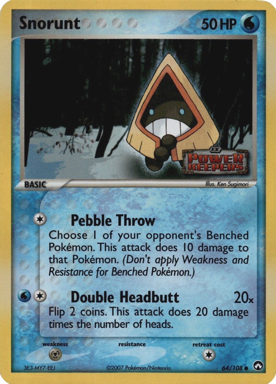 Snorunt (64/108) (Stamped) [EX: Power Keepers] | All Aboard Games