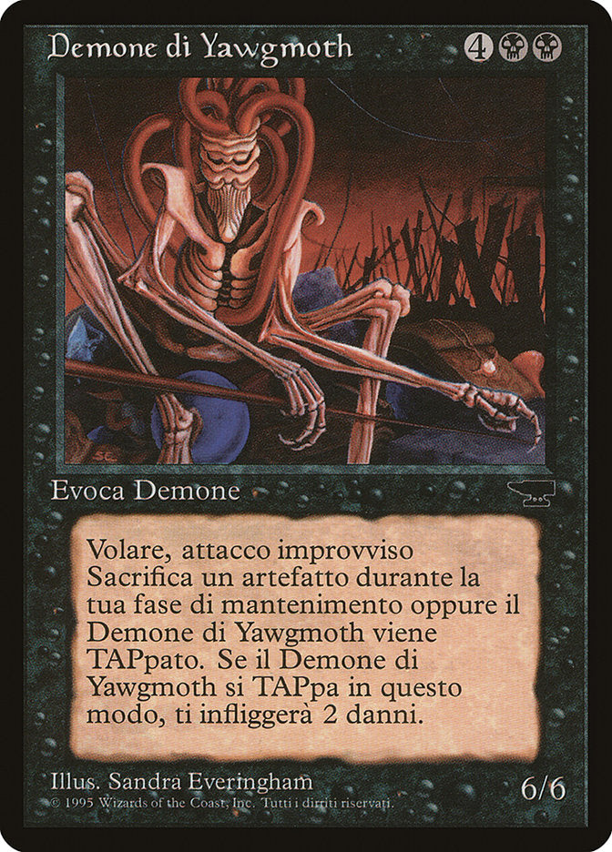 Yawgmoth Demon (Italian) [Rinascimento] | All Aboard Games