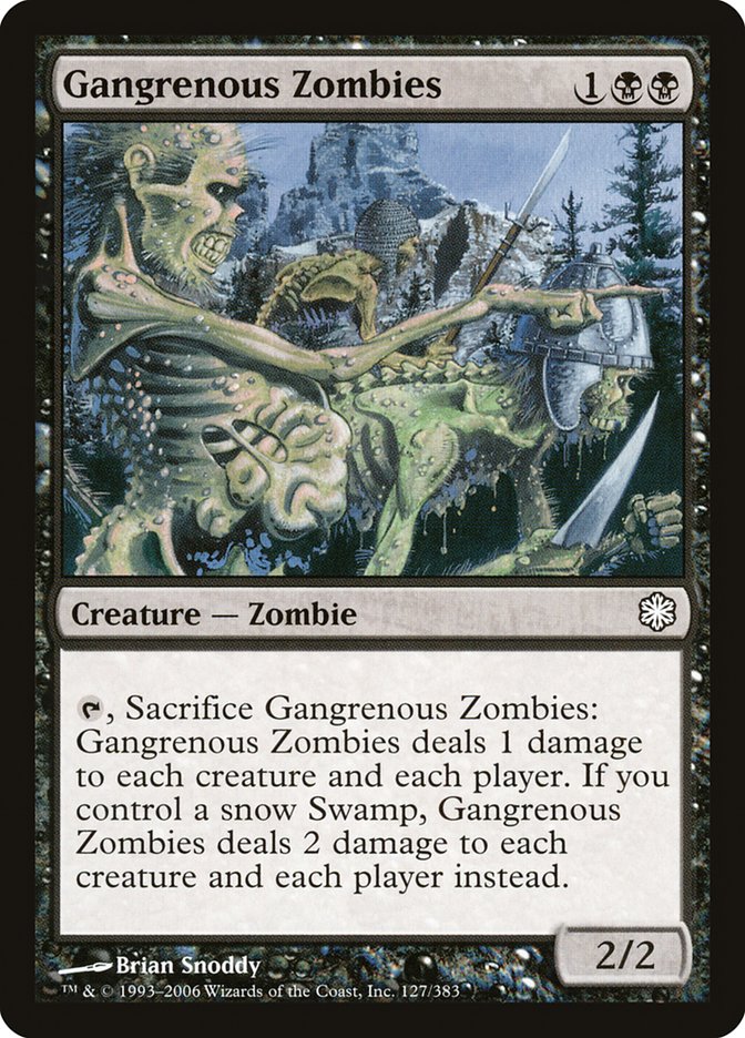 Gangrenous Zombies [Coldsnap Theme Decks] | All Aboard Games