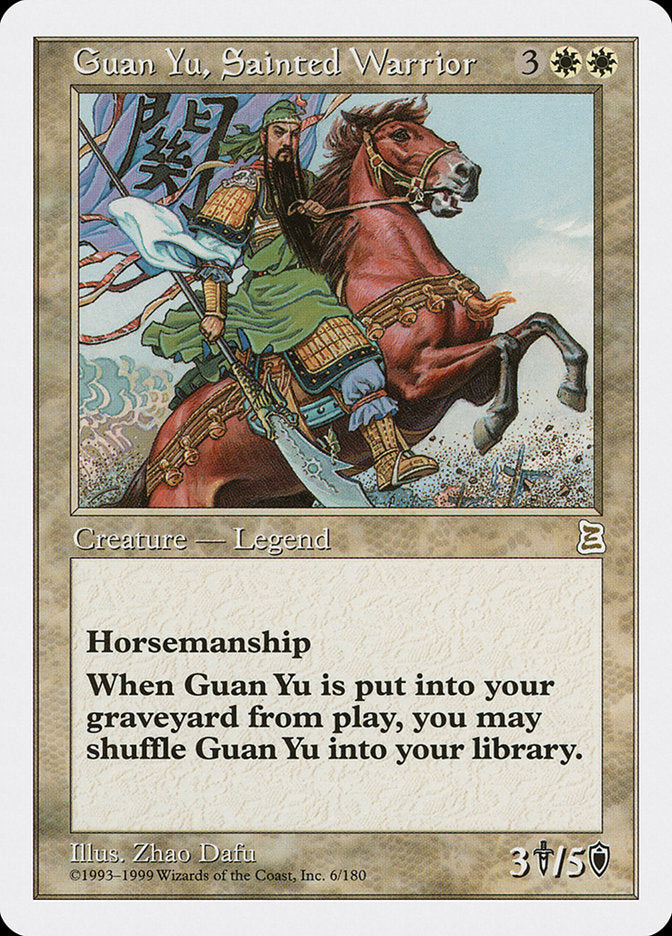 Guan Yu, Sainted Warrior [Portal Three Kingdoms] | All Aboard Games