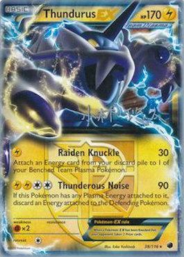 Thundurus EX (38/116) (Plasma Power - Haruto Kobayashi) [World Championships 2014] | All Aboard Games