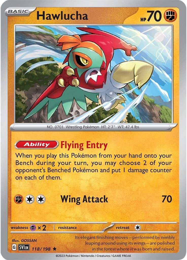 Hawlucha (118/198) [Scarlet & Violet: Base Set] | All Aboard Games