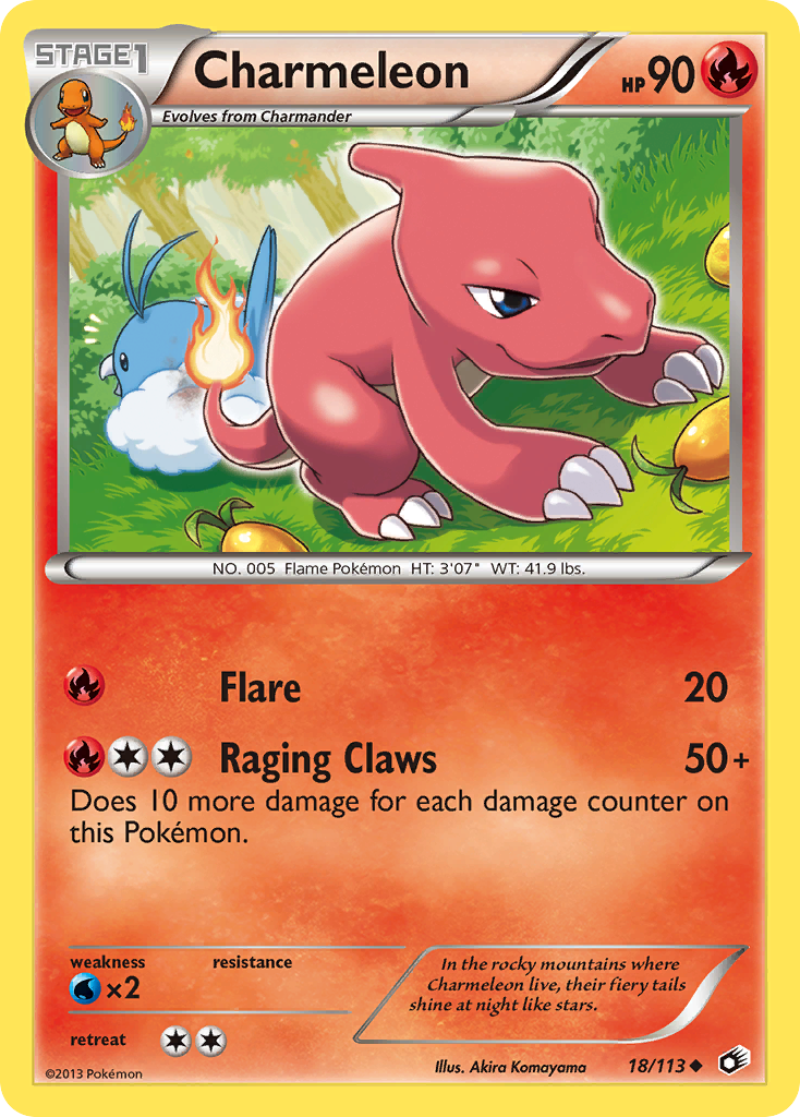 Charmeleon (18/113) [Black & White: Legendary Treasures] | All Aboard Games