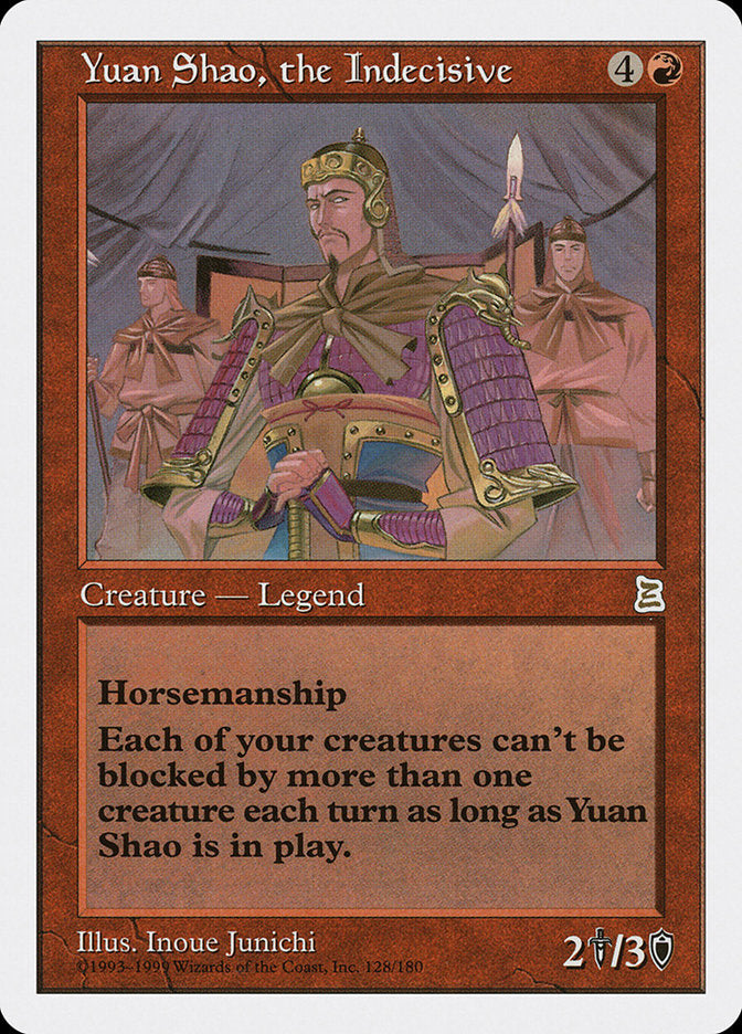 Yuan Shao, the Indecisive [Portal Three Kingdoms] | All Aboard Games
