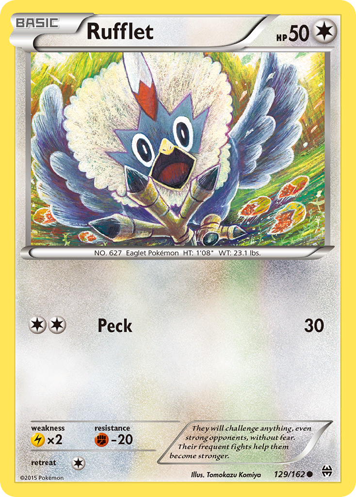 Rufflet (129/162) [XY: BREAKthrough] | All Aboard Games