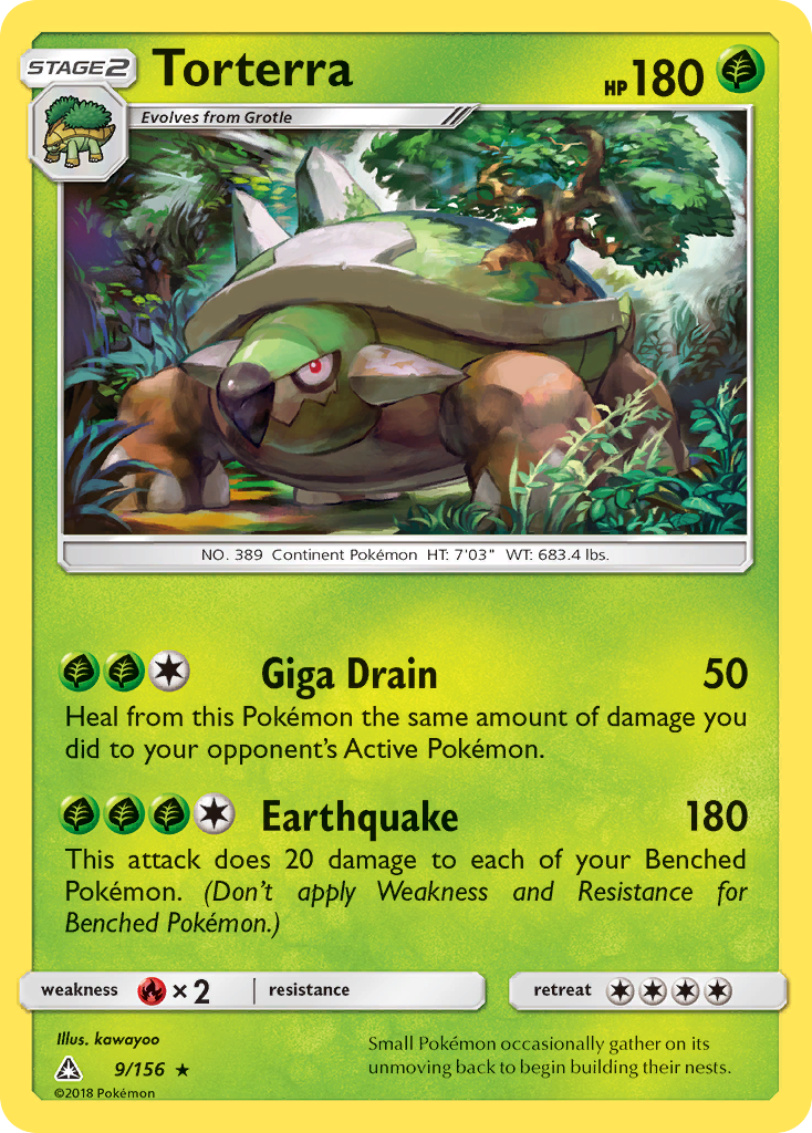 Torterra (9/156) [Sun & Moon: Ultra Prism] | All Aboard Games