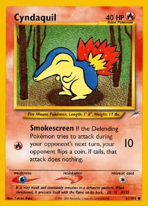 Cyndaquil (61/105) [Neo Destiny Unlimited] | All Aboard Games