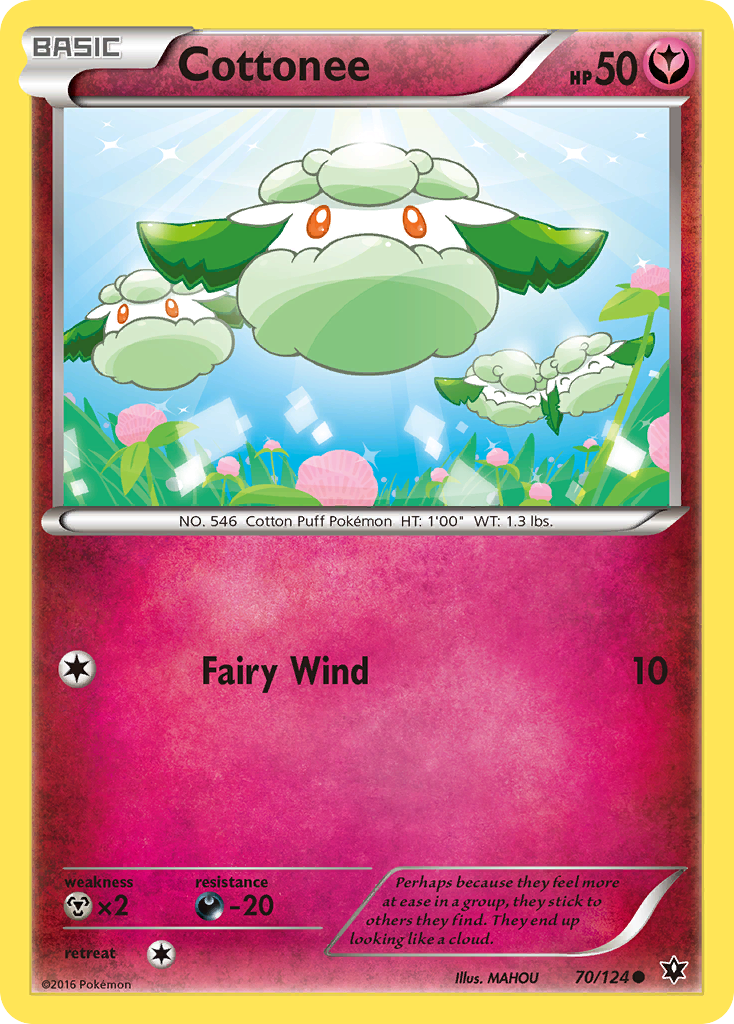Cottonee (70/124) [XY: Fates Collide] | All Aboard Games