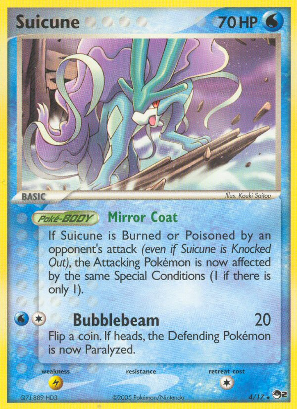 Suicune (4/17) [POP Series 2] | All Aboard Games