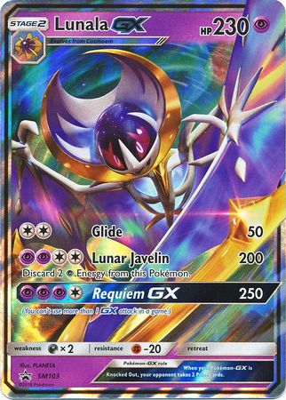 Lunala GX (SM103) (Jumbo Card) [Sun & Moon: Black Star Promos] | All Aboard Games